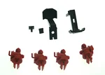 Steckteile für Rahmenvorbau 8 teilig HSB  Dampflok LGB 26814-M023
