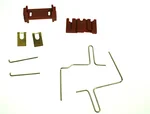 Set Drähte, Bleche 8teilig HSB Dampflok LGB 26814-M045