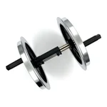 Radsatz für Dampflok Mikado 2/8-2 Spur-G LGB 27872-M037