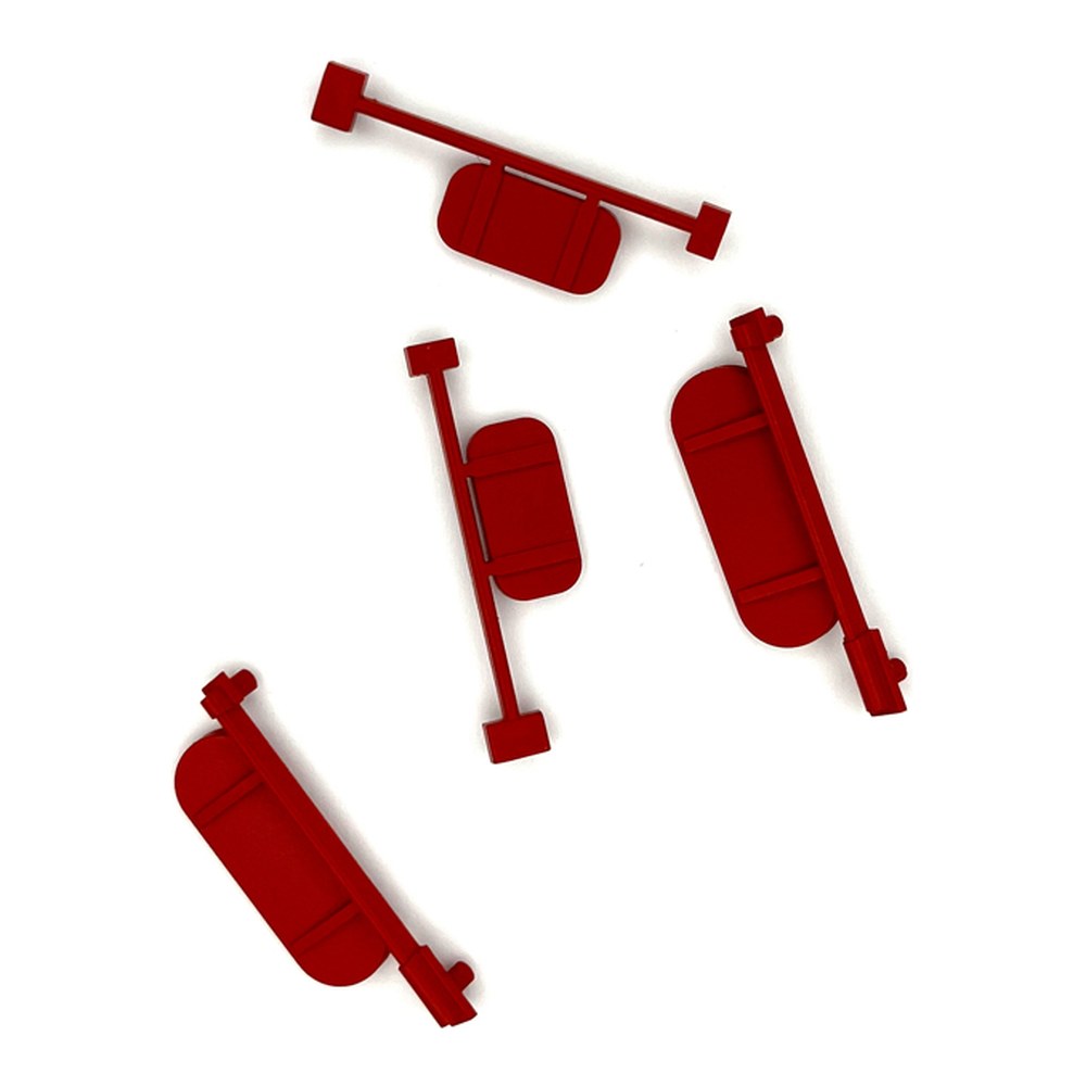 Außenspiegel-Set rot für E-Lok RhB Ge 4/4 II Spur-G LGB 28446-M010