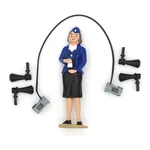 Schaffnerin, Horn, Kabel