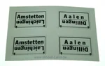 Zuglaufschild Personenwagen Einheitsw LGB 30070-E996