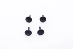 4 x Puffer rund Personenwagen KB4i LGB 30700-E024