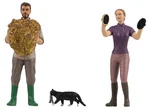 Pferdepfleger und Katze Pola 331519