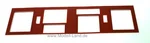 Fensterrahmen rot P-wagen Einheitswagen LGB 35075-E039