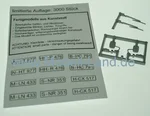 Zurüstsatz für Bus Güterwagen Niederbord LGB 40104-E199