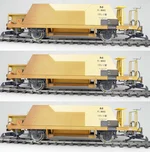 Schotterwagen ocker gelb 3er Set RhB Pullman 36052