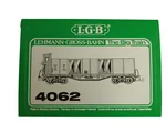 Aufkleber Güterwagen Hochbordwagen LGB 4062
