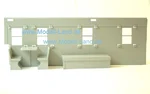 Fensterrahmen grau Güterwagen US Caboose LGB 40790-E112