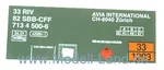 Tafel AVIA Güterwagen RhB Tank LGB 40830-E226
