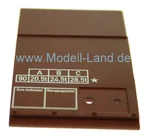 Wagentafel groß Güterwagen RhB LGB 40880-E207