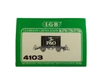 Aufkleber Güterwagen mit Container P&O LGB 4103