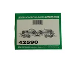 Aufkleber Güterwagen Autotransportwagen mit 2 Oldtimer LGB 42590