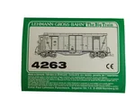 Aufkleber Güterwagen DR LGB 4263