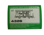 Aufkleber Güterwagen der gute Appenzeller Käse LGB 4328