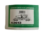 Aufkleber Güterwagen Flachwagen mit Dampflok-Flasche LGB 43613
