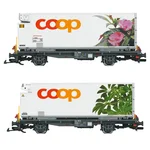 RhB Containerwagen-Set Coop LGB 45885