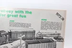 LGB Prospekt faltbar Sortiment englisch 1973/1974 Spur G