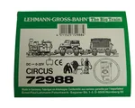 Aufkleber Dampflok Circuszug Starter Set LGB 72988