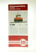 Bedienungsanleitung 21300 E-Lok LGB 80003-E008