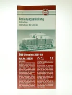 Bedienungsanleitung 20520 Diesellok LGB 80004-E005
