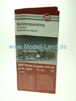 Bedienungsanleitung 22871 Dampflok LGB 80005-E008