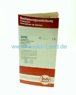 Bedienungsanleitung 24192 Dampflok LGB 80005-E009
