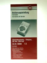 Bedienungsanleitung 50080 Zubehör LGB 80006-E007