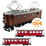 Alpenset Elektrolok Ge 4/6 + 2 Personenwagen FO Train-Line