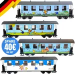 Die Maus Sonderwagen Frühling Sommer Herbst Winter 4er Set Train Line 8200254