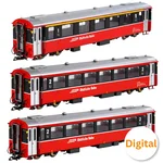RhB Personenwagen EW III digital 3er Set - 1. Klasse und 2. Klasse - mit Zimo-Decoder und Sound Train Line 8200297