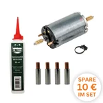 Motor-Tausch Set für LGB Spur G – Universal-Motor, Schleiferkohlen & Getriebefett ML-Train 8200302