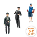 Figuren-Set – Lokführer und 2 Zugbegleiter – Spur G ML-Train 8200303