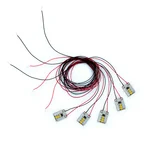 5x Platine mit 3 LED´s 5-24 V und Kabel 40 cm ML-Train 83802011