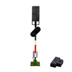 Lichtsignal Typ HV Hauptsignal mit Vorsignal für Spur G analog / digital mit Decoder ML-Train 83804641