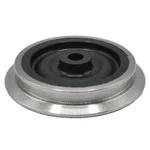 Laufrad Spur-G Lok schwarz mit Nut Lauffläche 37,5 mm aus Edelstahl ML-Train 86700399