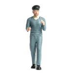 ML-Train Feldbahnlok-Figur Marius stehend – Lokführer/Bremser Spur G ,handbemalt, wetterfest