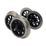 2x V-Speiche Radsatz aus Edelstahl 31 mm Spur G ML-Train 88671142