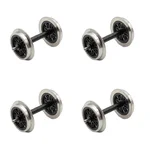 4x V-Speichen Radsatz aus Edelstahl 31 mm Spur G ML-Train 88671144