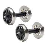 2x Speichenradsatz kugelgelagert stromführend aus Edelstahl 31 mm ML-Train 88675082