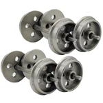 4x Edelstahl Radsatz für Feldbahnloren ML-Train 88919488