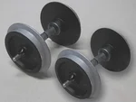 Metallradsatz für Wagen 30 mm (2 Stück) Piko 36164