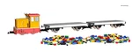 Start-Set Güterzug Klemmbausteinwagen R/C Piko 37155