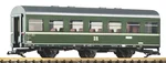 Personenwagen Reko 3-achsig Bagtre DR Piko 37685