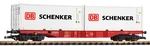 Containertragwagen mit 2 Containern DB AG Piko 37753