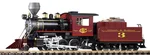 Dampflok Mogul mit Tender, Sound + Dampf C&S Piko 38235
