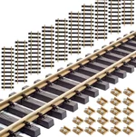 10x Gleis gerade 30 cm mit 20x Schraub-Verbinder ML-Train 891030210