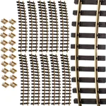 10x Gleis gebogen Radius 120 cm R3 mit 20x Verbinder ML-Train 892120210