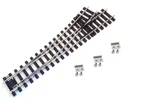 Weiche links R5 vernickelt R 210 cm mit Verbindern ML-Train 8942154