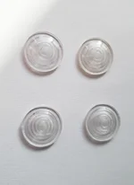 4 x Laternenglas für ToyTrain Loks 20 mm LGB 92079-E448